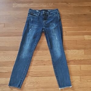 Gao 1969 True Skinny Purposely Distressed Jeans Womens 26" Waist X 27" Inseam